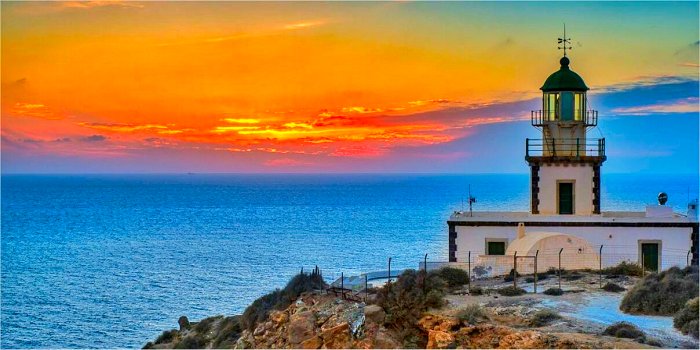 Il posto migliore per vedere il tramonto ad Aktrotiri (Santorini)