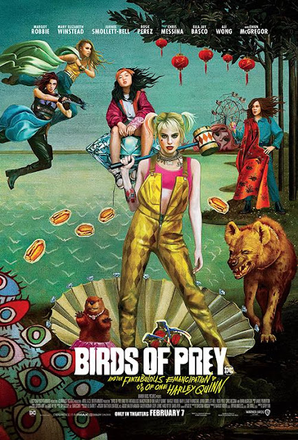 Birds of Prey (2020) Birds of Prey (2020): Setelah berpisah dengan Joker, Harley Quinn bergabung dengan pahlawan super Black Canary, Huntress dan Renee Montoya untuk menyelamatkan seorang gadis muda dari penguasa kejahatan.