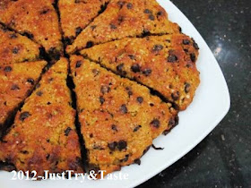 Resep Scone Labu Kuning dan Chocolate Chips