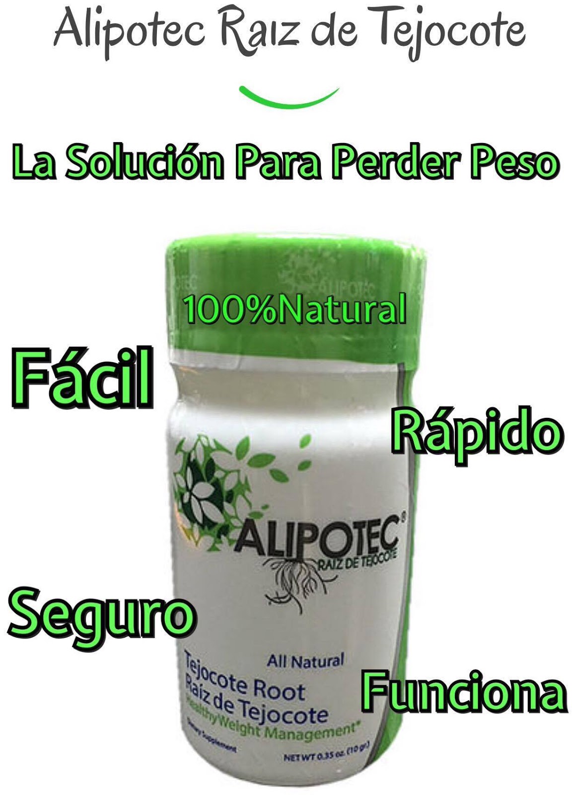 Pastillas 100% natural para bajar de peso