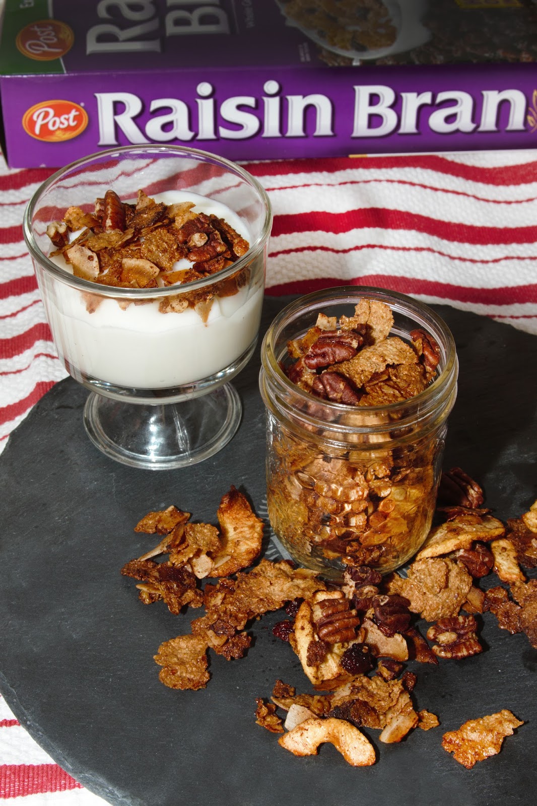 For the Love of Food Honey Roasted Post® Raisin Bran Granola