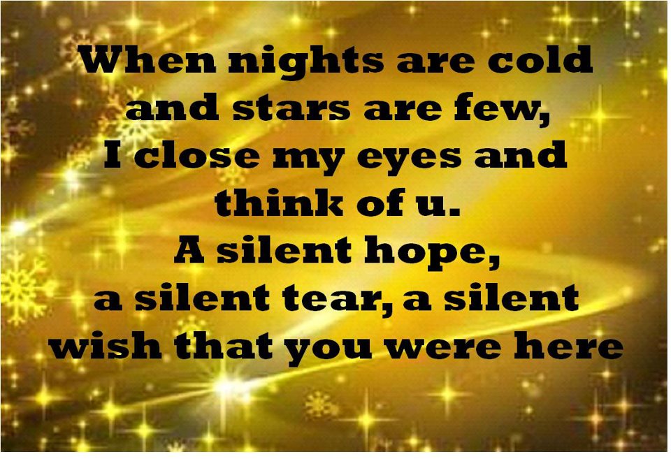 Favourite Quotes: Favourite Quotes: When Nights Are Cold