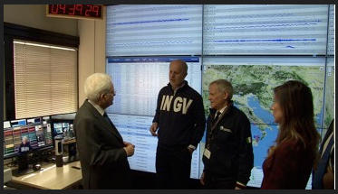 INGV Terremoti ha ricevuto la visita del Presidente della Repubblica Sergio Mattarella