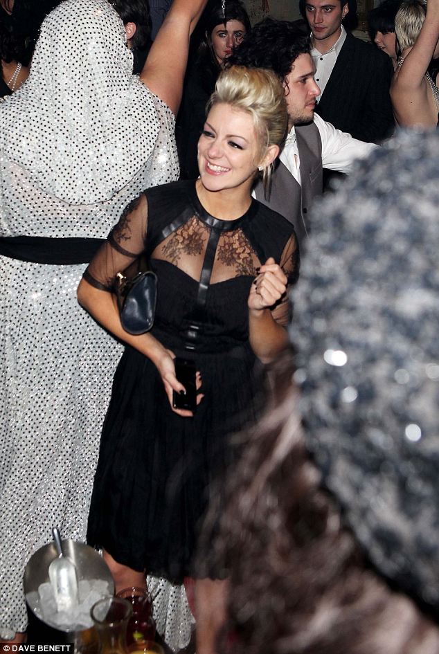 You wouldn’t catch Elle Woods there: Sheridan Smith enjoys a wild night out...