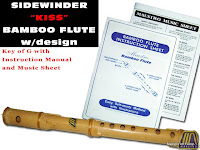 SPECIAL SIDEWINDER BAMBOO FLUTE KEY OF G