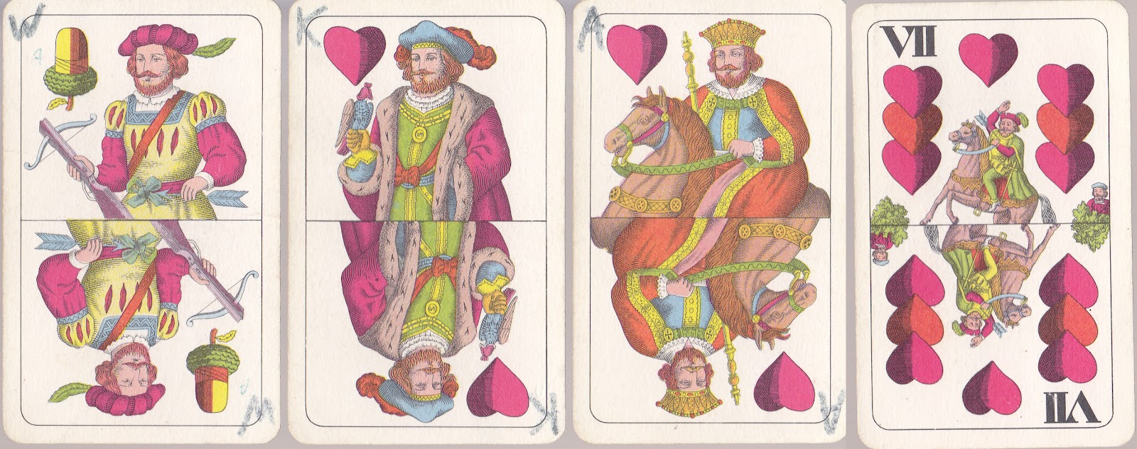 Ile Jest Króli W Talii 52 Kart Kolekcjoner talii kart: Czechosłowackie Dwugłowe v.1 - karty