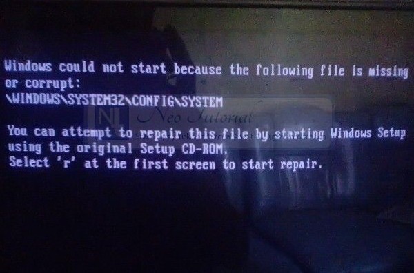 File corrupted virus. System file is corrupt.