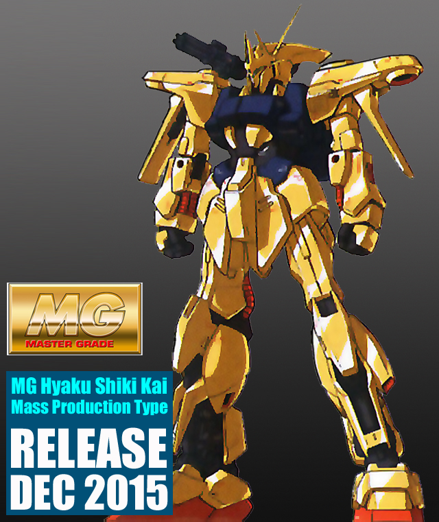 Gundam Family: MG 1/100 MSR-00100S Hyaku Shiki Kai Mass Production Type ...