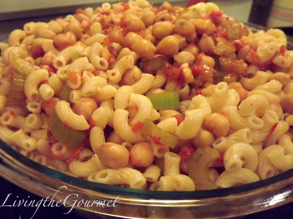Tomatoes, Chickpeas and Macaroni!!! Living The Gourmet