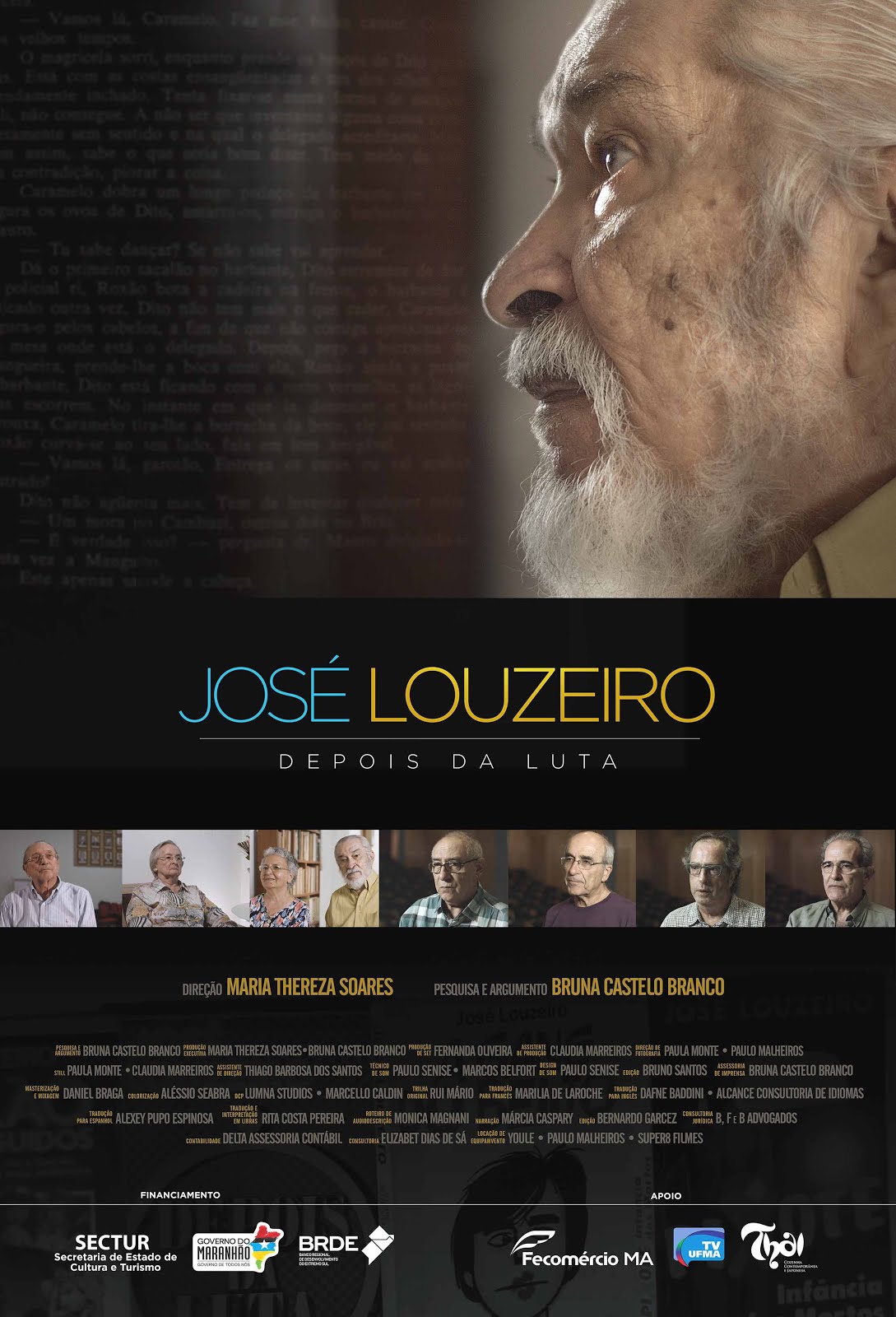 Tradução para o francês do documentário JOSÉ LOUZEIRO- DEPOIS DA LUTA