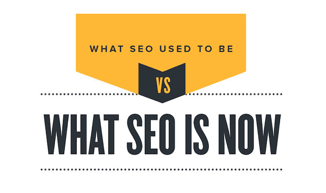 Image: What SEO Used to Be Vs What SEO Is Now