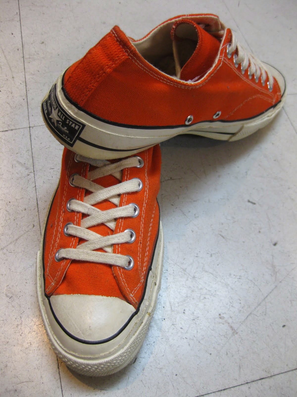 60's～70's CHUCK TALOR　LO.　　ORANGE　　　　　　　　　　　　　　　　MINT コンディション