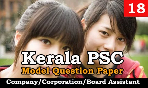 Model Question Paper Company Corporation Board Assistant - 18