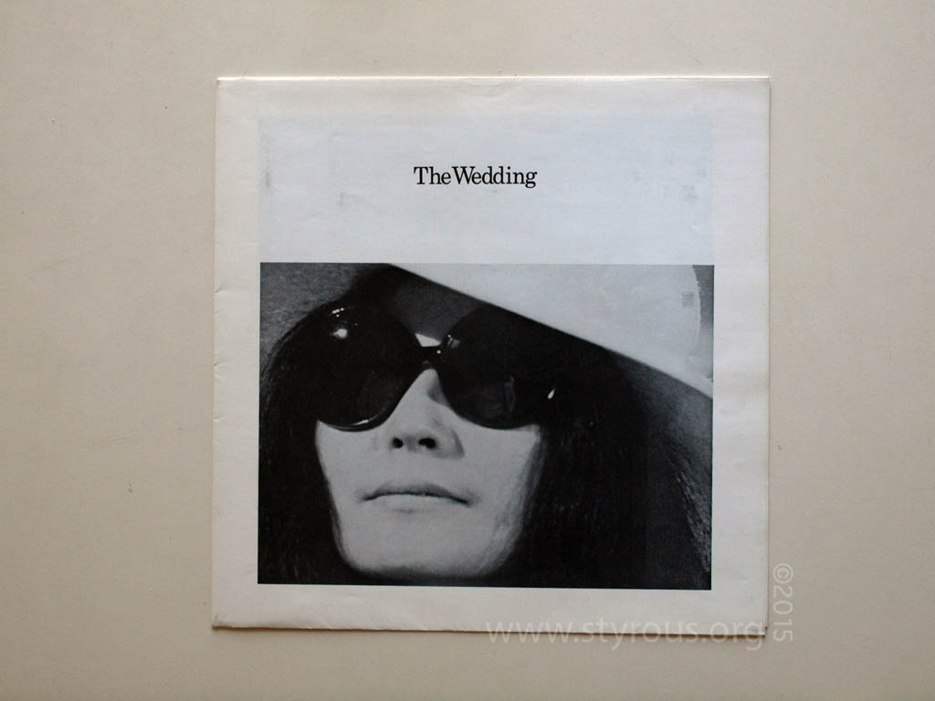 The Vinyl LP Vault John Lennon & Yoko Ono The Wedding Album
