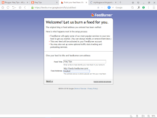 cara daftar feedburner cara daftar feedburner
