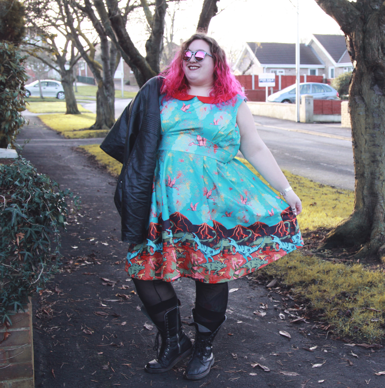 lindy bop dinosaur dress