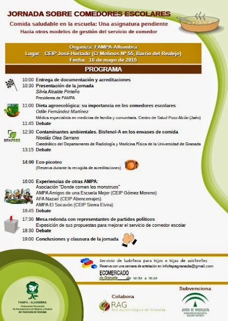 Jornada sobre comedores escolares – FAMPA Alhambra Jornada sobre comedores escolares – FAMPA Alhambra