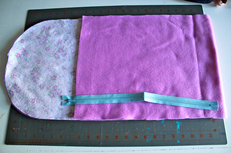 Lairi J Doll Sleeping Bag and Tutorial
