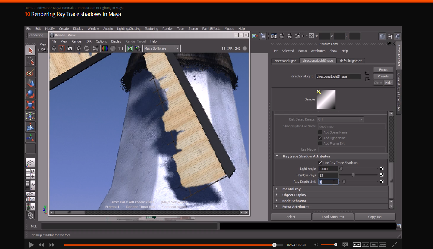 Creating Madness: Introduction to Lighting in Maya Lessons 8, 9, & 10