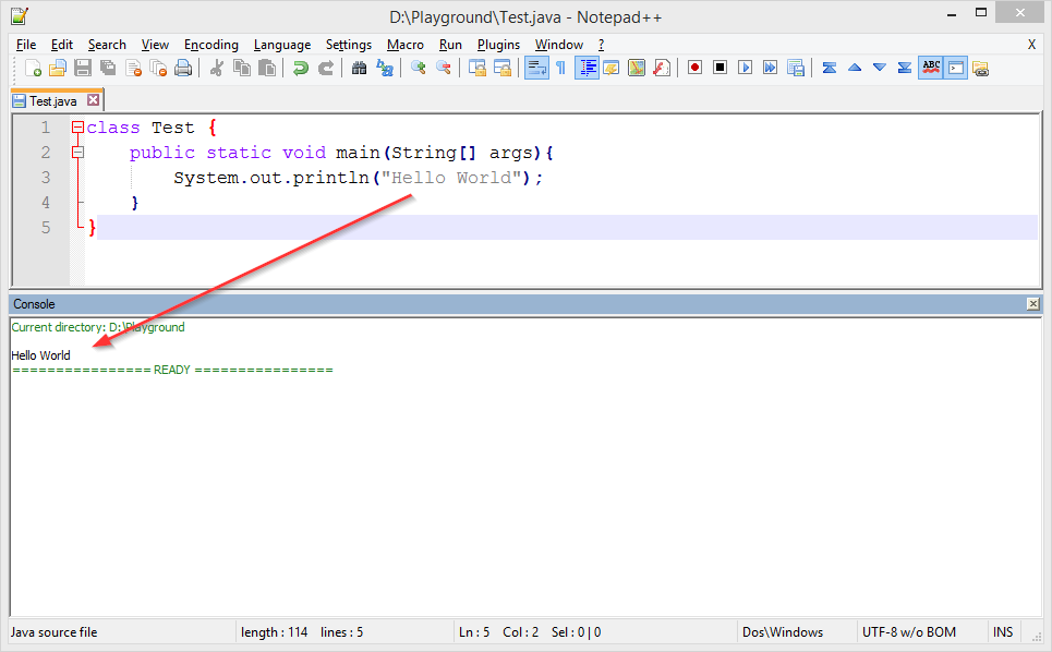 compile java in notepad++ compile java in notepad++