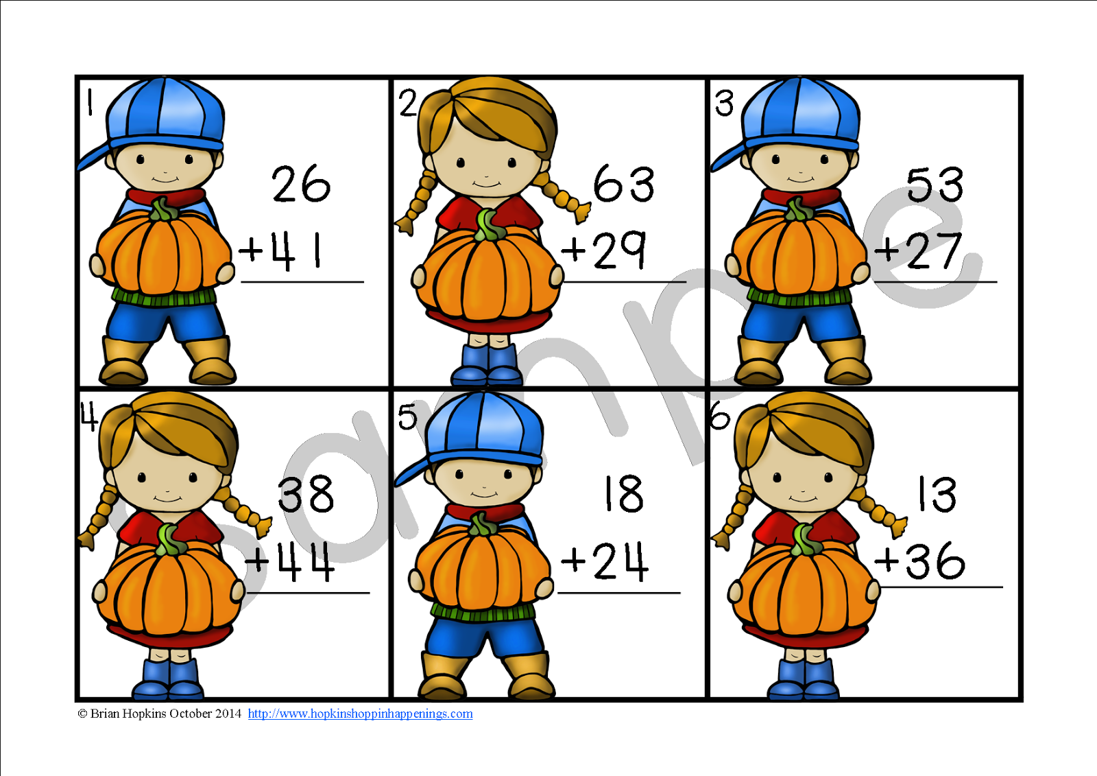 A Bundle of Fall Centers 2nd Grade