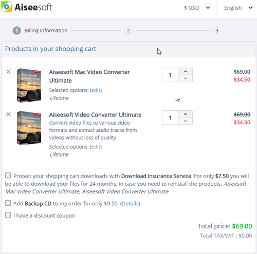 Aiseesoft Video Converter Ultimate Discount Coupon