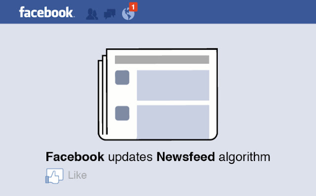 Facebook Newsfeed algorithm update.