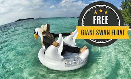 paket wisata pulau harapan murah dengan bonus banana boat dan giant swan float paket wisata murah pulau harapan bonus banana boat dan big swan floting