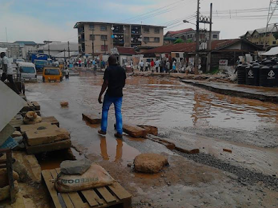 5 Photos: The Terrible state of Faulks Road, Aba