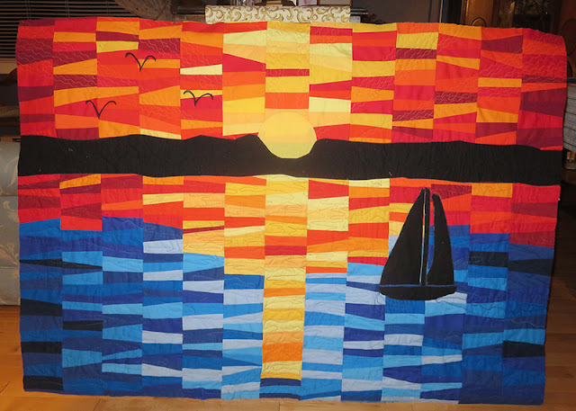Pieced Art Quilt by Mary Elizabeth O'Toole Pieced Art Quilt by Mary Elizabeth O'Toole