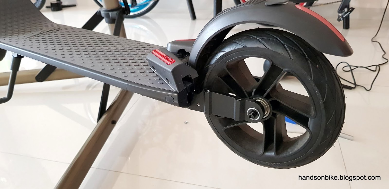 Hands On Bike Ninebot by Segway ES2 EScooter Rear Wheel Maintenance