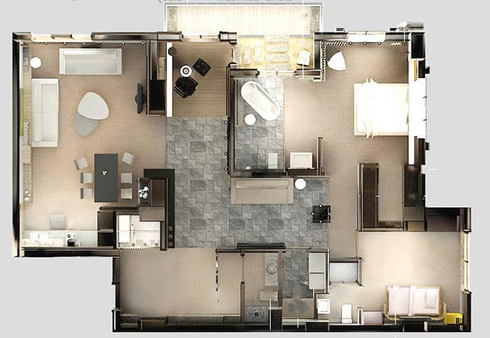 2+1 dubleks daire planı 2+1 dubleks daire planı