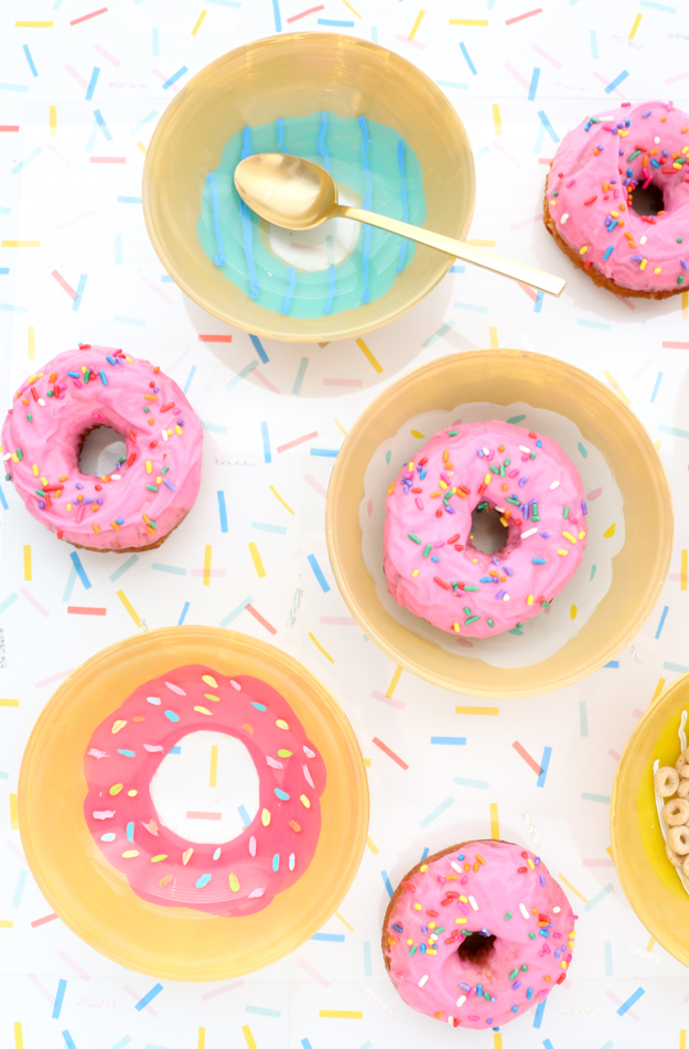 A Kailo Chic Life Paint It Iced Donut Bowls