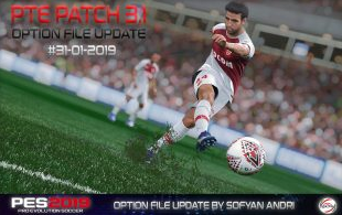 Option File PES19 PTE 3.1 Update 09.02.2019 By Sofyan Andri