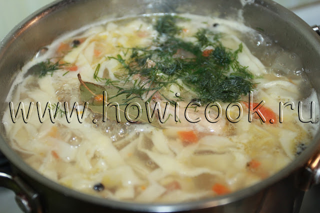 рецепт супа с перепелками и домашней лапшой