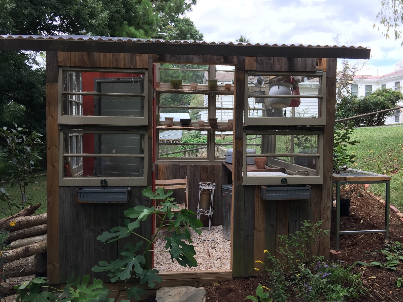 Potting sheds, benches, and other thoughts