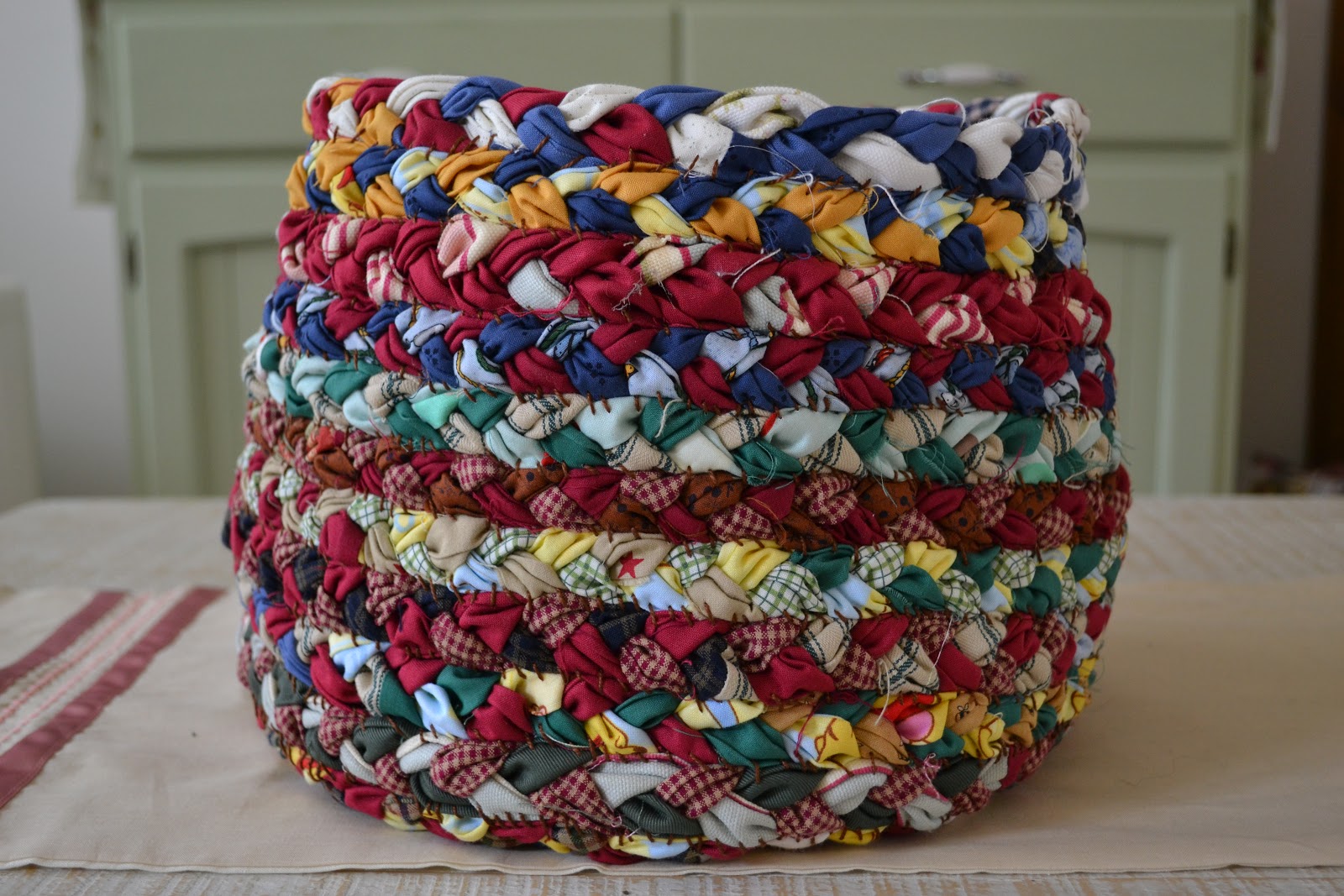 Angels have Red Hair How NOT to make a braided rag basket.....