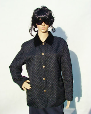 Burberry Prorsum czarna pikowana kurtka Burberry Prorsum czarna pikowana kurtka black quilted jacket fashion blog