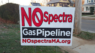 one of the many signs against the pipeline around Franklin