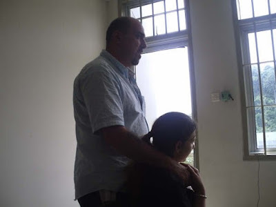 Serge Atlaoui and his wife Sabine. Atlaoui, a Frenchman, has been on death row since 2007 for drug trafficking. He claims he has been wrongly convicted and is innocent of the crime. Serge Atlaoui