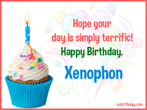 Xenophon Happy Birthday Xenophon Happy Birthday
