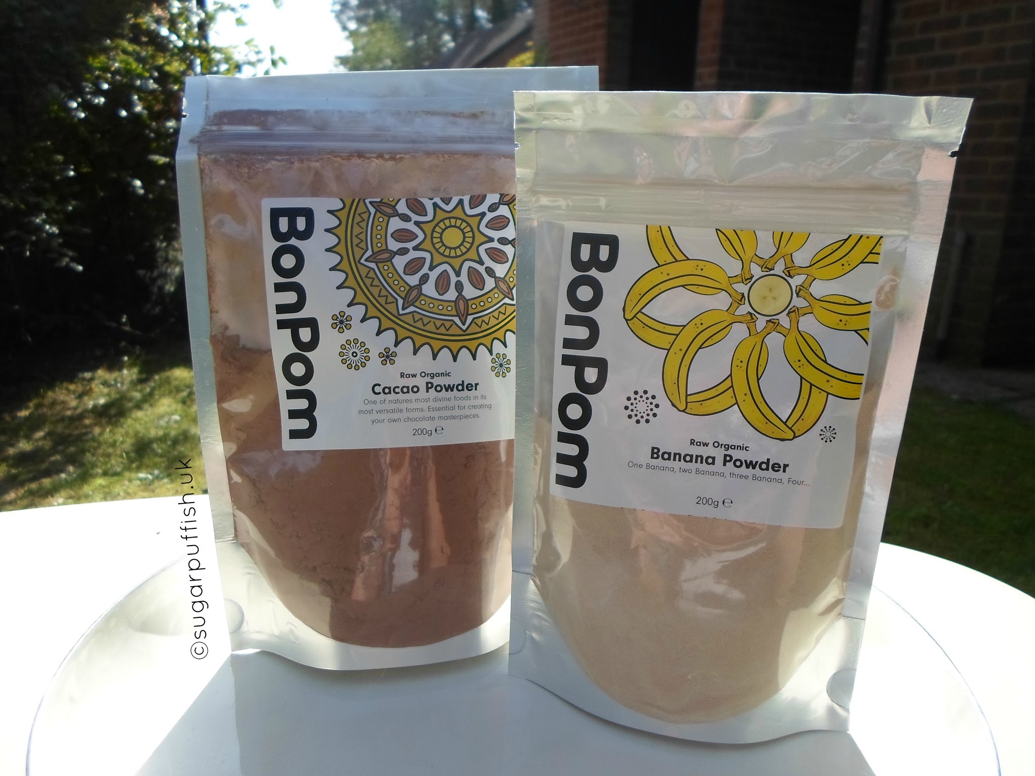 Review BonPom Cacao Powder and Banana Powder