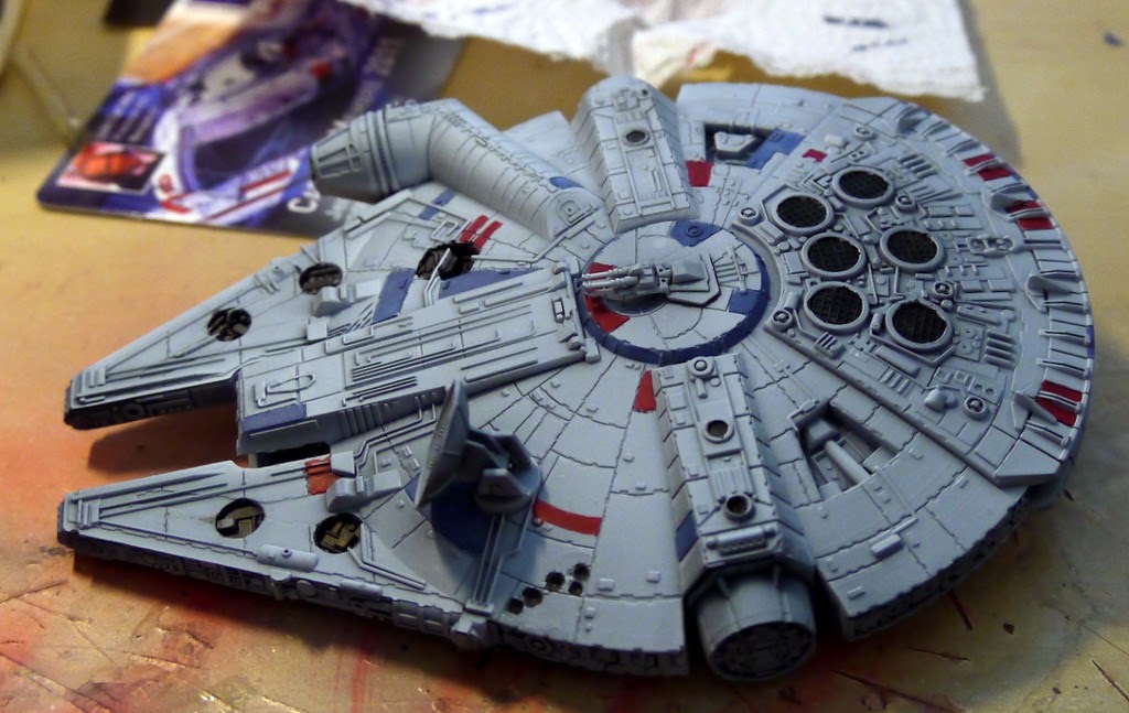 Rule 37: X-Wing tutorial : Repainting the Millenium Falcon