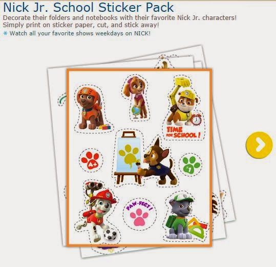 Paw Patrol Free Printable School Sticker Pack. Oh My Fiesta! in english