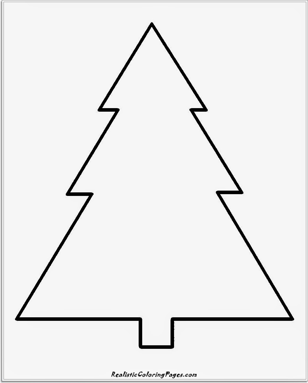 simple tree coloring pages - photo #25