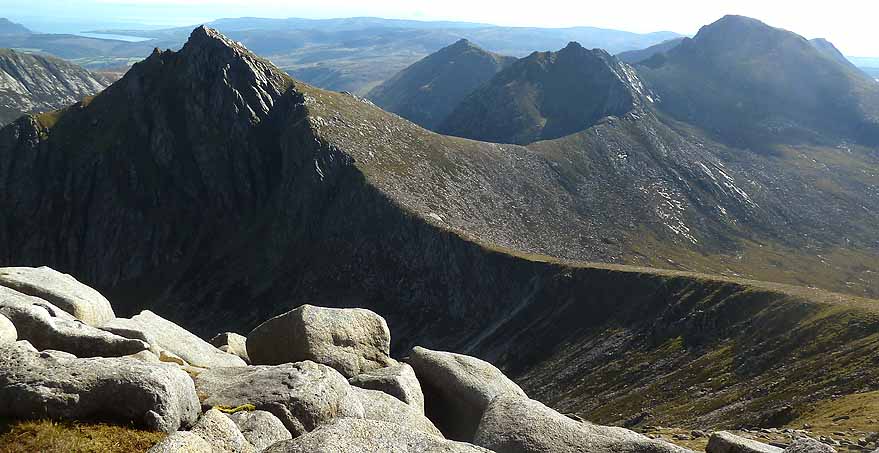 Alex and Bob`s Blue Sky Scotland: Arran Ridge.Casteal Abhail.Ceum Na ...