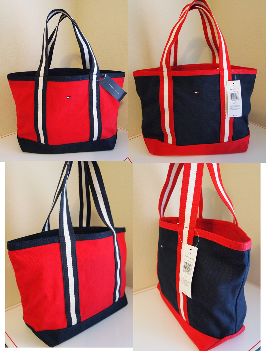 tommy hilfiger canvas tote
