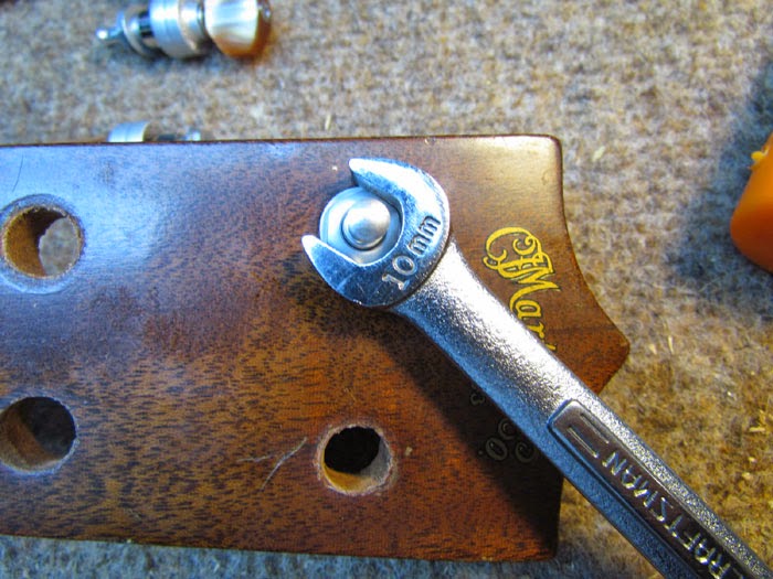 Installing Gotoh UPT Ukulele Tuners on Vintage Martin 1T