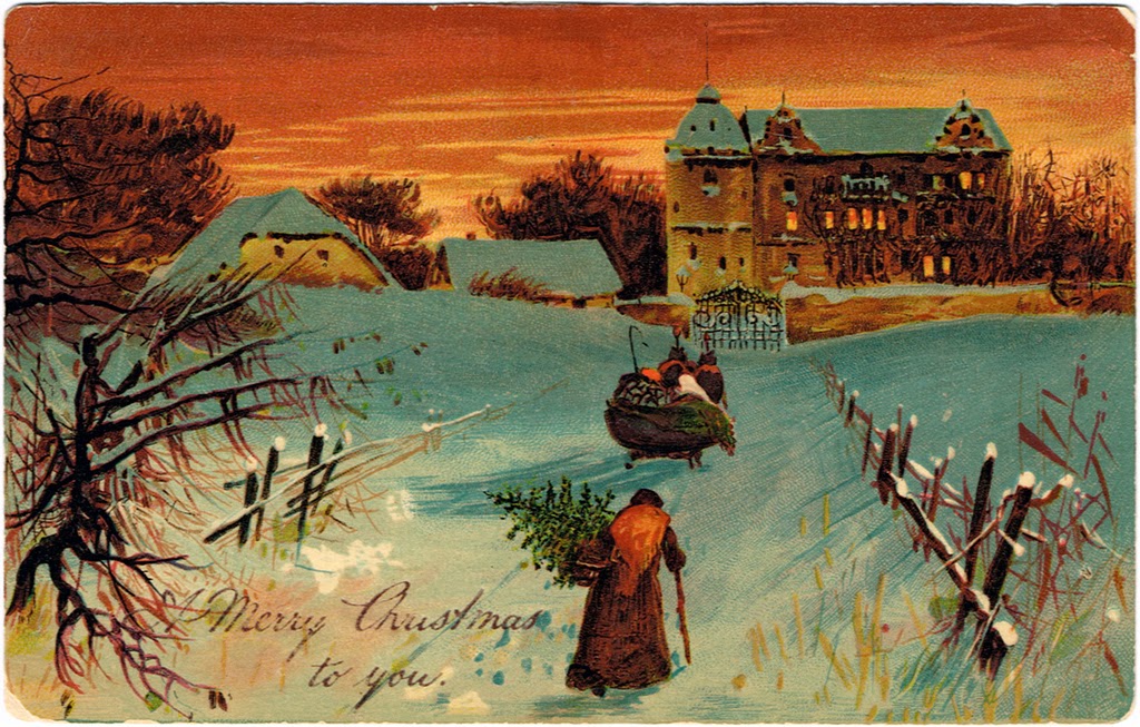 Beautiful Vintage Christmas Postcards Vintage Everyday