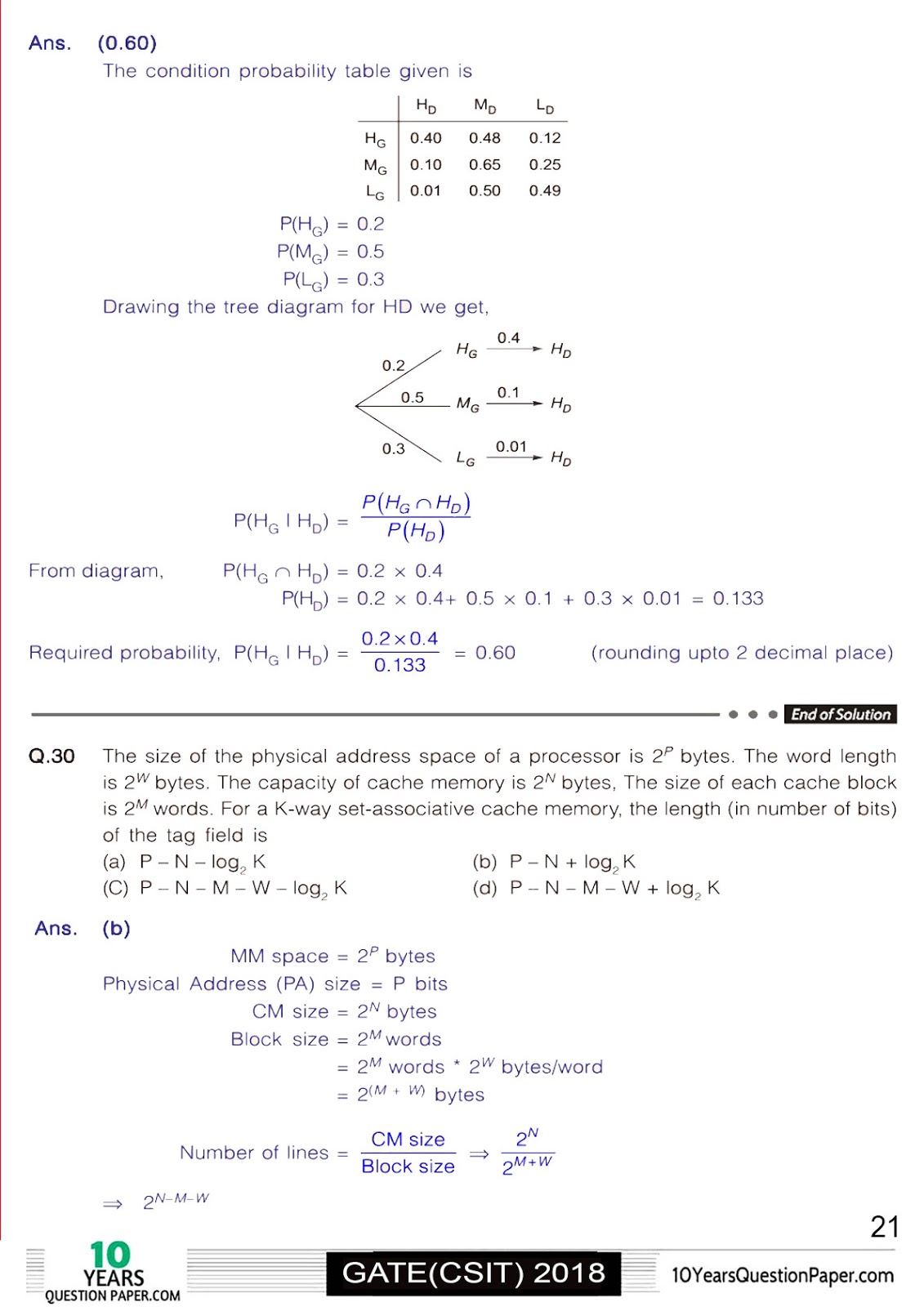 GATE 2018 CS Solution of Question Paper 2018 solved gate cse question paper-21